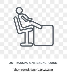 irritated human icon. Trendy flat vector irritated human icon on transparent background from Feelings collection. High quality filled irritated human symbol use for web and mobile