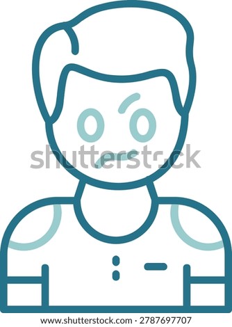 Irritation Creative Illustration Icon Design