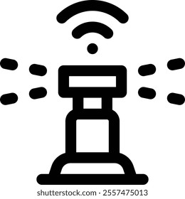 irritator icon. Thin Linear Style Design Isolated On White Background