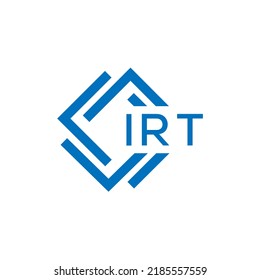 Irt Letter Logo Design On White Stock Vector (Royalty Free) 2185557559 ...