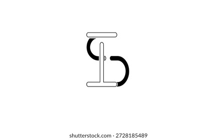 ES, SI MONOGRAMA DE LOGOTIPO DE LETRA ABSTRACTAS