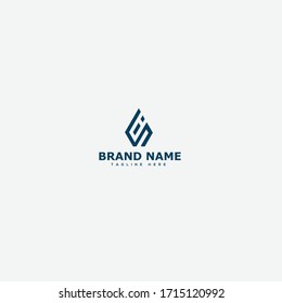 IS, SI Letter Logo Design Template Vector