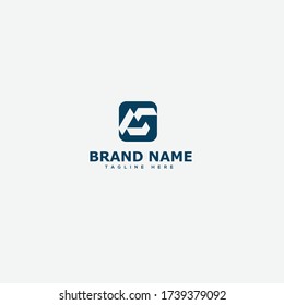 IS, SI Letter Logo Design Template Vector