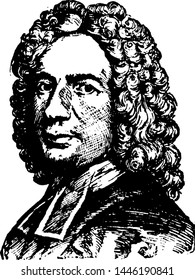 Isaac Watts, ilustración vintage grabada