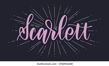 scarlett name