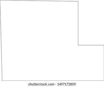isanti county map in state of minnesota