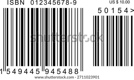 ISBN barcode for books eps file