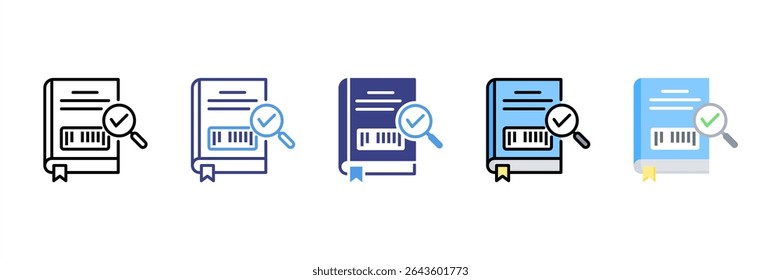 Isbn Multi Style Icon Set