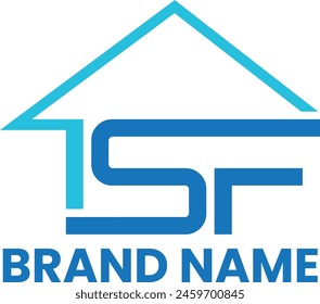 Diseño inicial del logotipo de la casa de la letra ISF