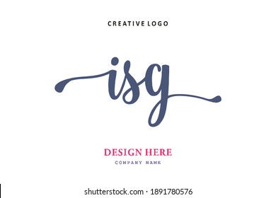 ISG lettering logo is simple, easy to understand and authoritative