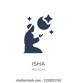 Isha icon. Trendy flat vector Isha icon on white background from Religion collection, vector illustration can be use for web and mobile, eps10 svg