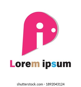 i-shaped logo design for your company