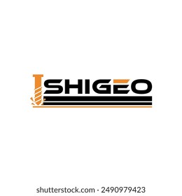 ishigeo logo simple clean and elegance