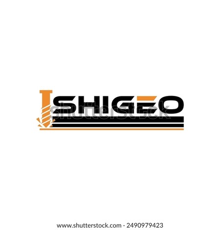 ishigeo logo simple clean and elegance