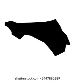 Ishoj Municipality map, administrative division of Denmark. Vector illustration.