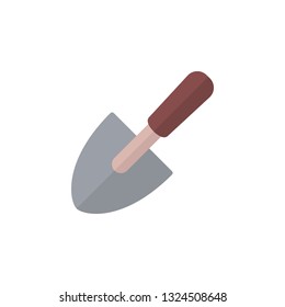 IShovel con Vector Illustration in Flat Style for Any Purpose