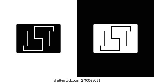 ISI markieren Icon Design Konzept. Vektorflachsymbole