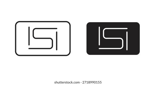 ISI mark icon for mobile app, editable designs