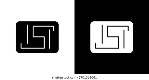 ISI-Symbol. Vektorgrafik. Flaches Design.