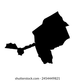 Isiolo County map, administrative division of Kenya. Vector illustration.