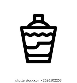 Iskrambol. Icono de Vector de trazo editable.