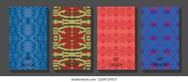 Islam, Arabic, Indian, turkish, pakistan, chinese, ottoman motifs. Ornamental floral business cards, oriental pattern, vector illustration. 