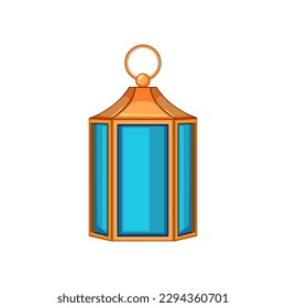islam arabic lantern cartoon. moon mosque, greeting light islam arabic lantern sign. isolated symbol vector illustration