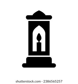 vector de diseño de velas islam aislado