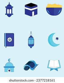 Islam  icon , Namaz  icon ,Ramadan icon