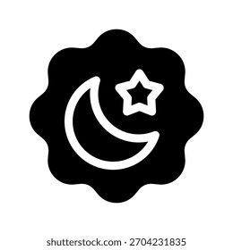 Ilustração do design do símbolo do vetor do ícone do Islam