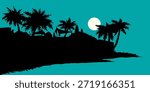 Islam middl eastern muslim arabic history antique artist orient floral grass reed coconut plant land wood pond scenic view. Black retro jewish biblical art calm wild arabian historic summer island scenery light blue stream bay resort scene text space