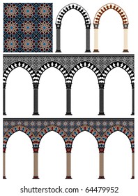 Islam, Pattern, Arabic Style, Geometric, Art, Seamless, Backgrounds, Brown, Red, Repetition, coptic, Star Shape