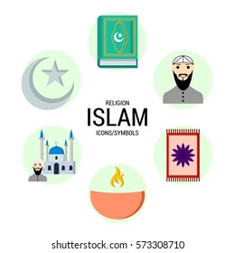 Islam Religion Icon set