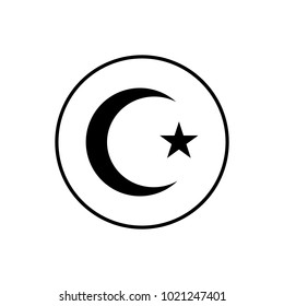 Islam sign in circle