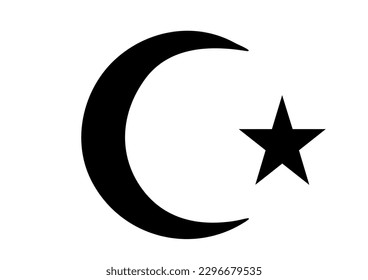 islam star icon vector design