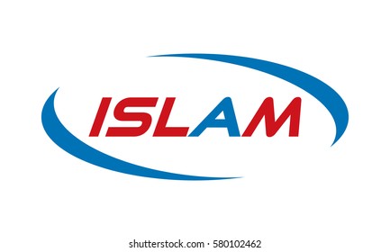 Islam - text letter logo