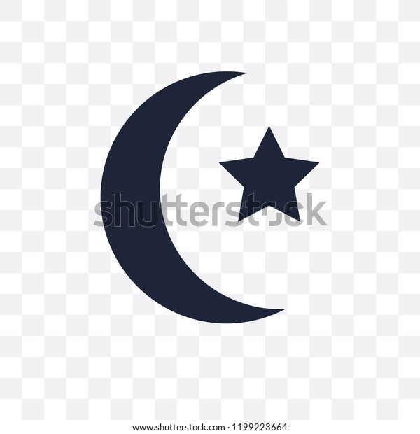 Islam Transparent Icon Islam Symbol Design Stock Vektorgrafik Lizenzfrei