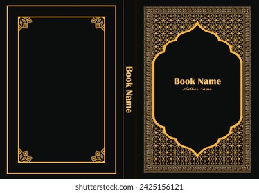 Islami Book cover vector design for religious book