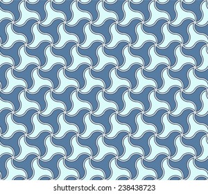 Islamic abstract geometric background. Arabian art. Alhambra mosaic.Seamless pattern. Vector illustration. 