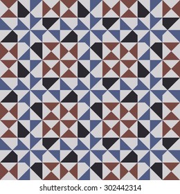Islamic abstract geometric background. Seamless pattern. Vector illustration. 