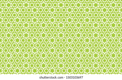 islamic abstract ornament pattern design. Abstract geometric pattern with lines.