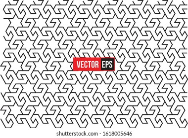 Islamic abstract ornament pattern design use for print and fashion design