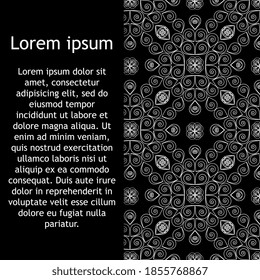 islamic abstract ornament pattern design use for print and fashion design.