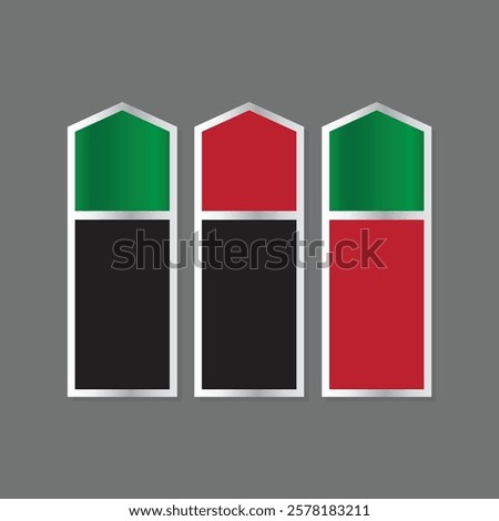 Islamic Alam Patka Vector Design – Ya Abbas, Ya Hussain, Muharram, Shia Religious Flag, Karbala Art