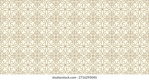 Islamic Arabesque Ornament Seamless pattern Background