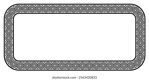 Islamic arabesque pattern frame with classic geometric arab ornament design for ramadan backgrounds and arab pattern layouts