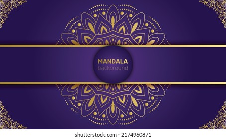 Diseño de fondo de estilo islámico y arabesco.