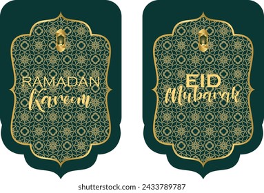 Islamic Arabic Element, Banner and Background