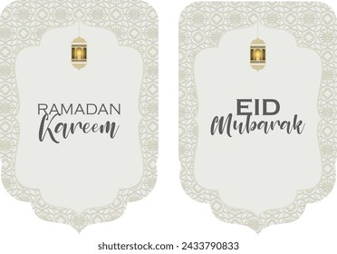Islamic Arabic Element, Banner and Background