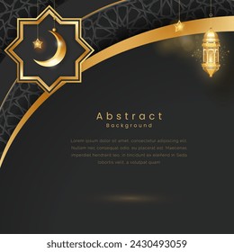 Islamic Arabic Luxury Background with Geometric pattern